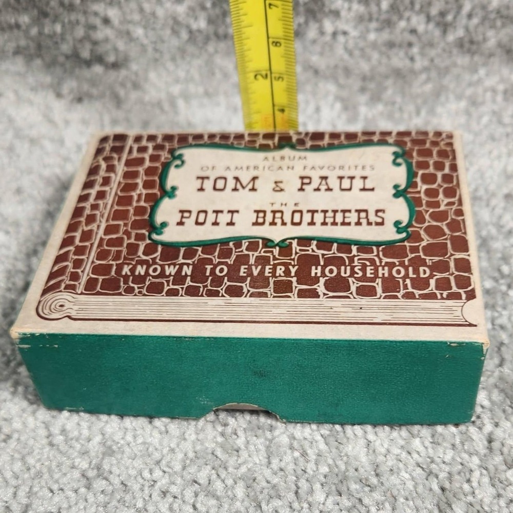 Tom & Paul The Pott Brothers Miniature Teapot & Chamber Pot‎ Set Vintage Novelty - Picture 7 of 9